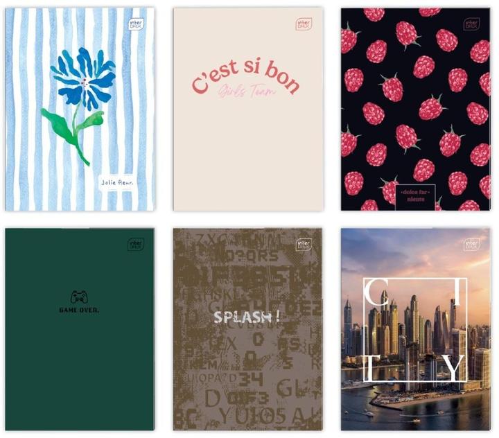 Image du produit Interdruk Notizbuch A4/80K Linie M 70g UV-Mix (5 Stück) (A4)