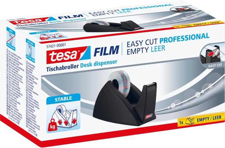 Produktbild tesa tesafilm EASY CUT Tischabroller - Klebeband-Spender für Rollen bis 33 m x 19 mm