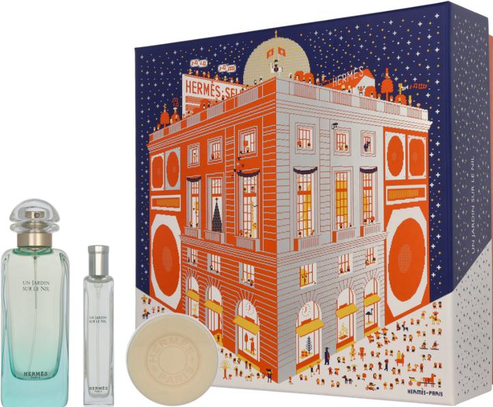 Actual product image Hermès Un Jardin sur le Nil Eau de Toilette 100ml + 15ml + Seife 50g (Body care set)