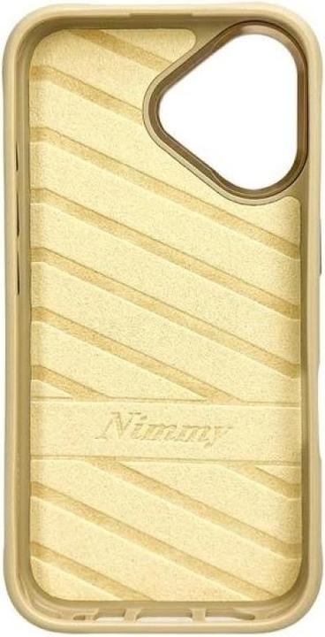 Productafbeelding ASUS Nimmy hoesje iPhone 16 6.1" kaki Cool&Cute 2.0 Cat (Apple iPhone 16)