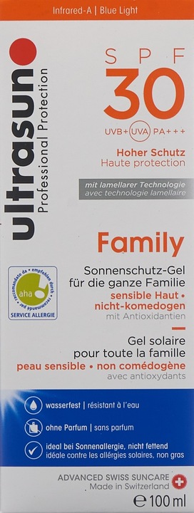 Immagine prodotto Ultrasun Famiglia (Latte solare, SPF 30, 100 ml, 169 g)