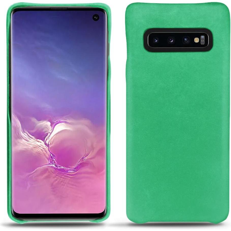 Noreve Lederschutzhülle (Samsung Galaxy S10), Smartphone Hülle, Grün