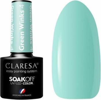 Claresa Soak Off Hybrid Nagellack Green Winks 4 5g (Green, Farblack)