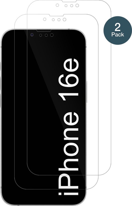 Actual product image Dipos Anti-Shock Screen Protector Clear (1 Piece, Apple iPhone 16e)