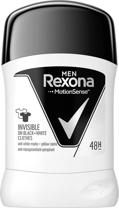 Produktbild Rexona Invisible on Black + White Clothes (Stick)