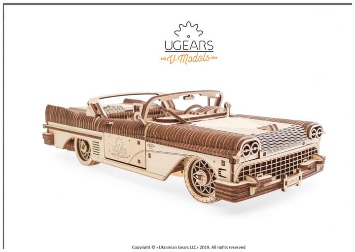 Actual product image Ugears Dream Cabriolet