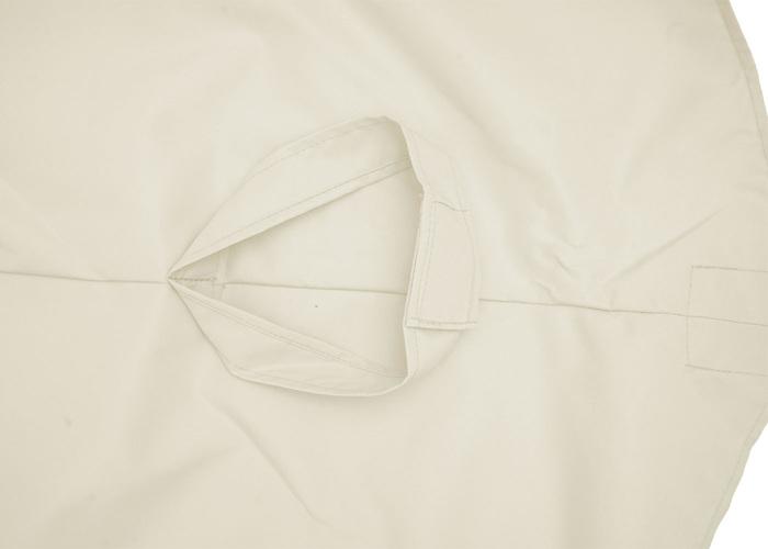 Produktbild Swisshandel24 Ersatz-Bezug für Deluxe Ampelschirm HWC-D14, Sonnenschirmbezug rund Ø 3m - creme ohne Flap