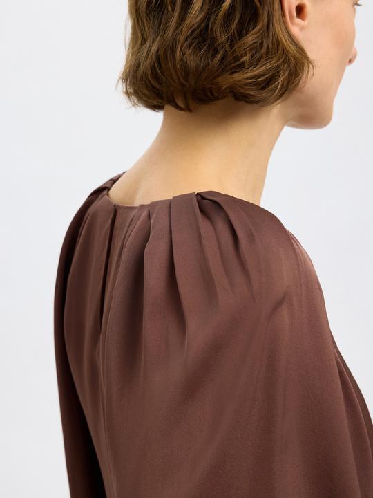 Actual product image Selected Femme Satin Bluse mit 3/4 Ärmeln (34)