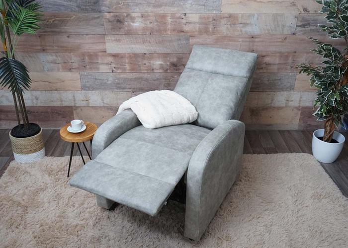 Immagine prodotto Swisshandel24 Poltrona TV HWC-F76, poltrona reclinabile, funzione reclinabile regolabile in tessuto/tessuto vint