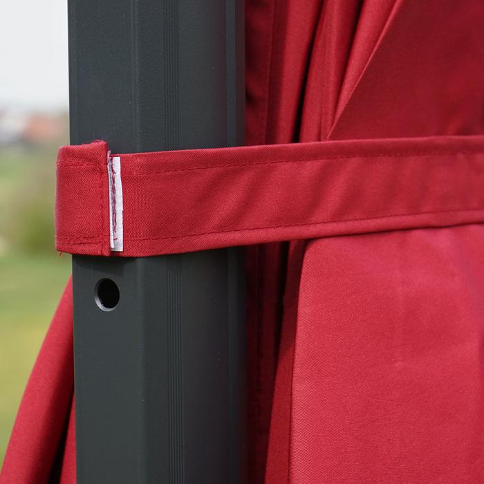 Image du produit Mendler Parapluie de signalisation pour la restauration, 3,5x3,5m anthracite sans support (3.50 m)