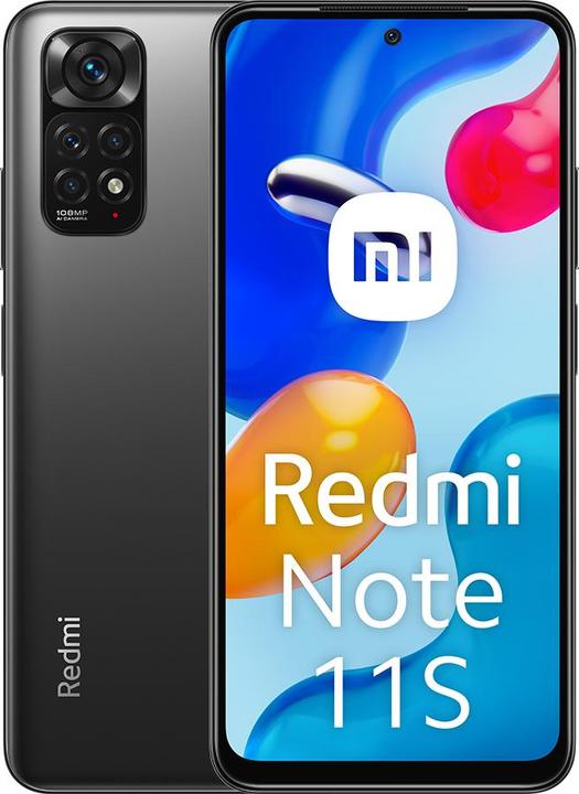 Actual product image Xiaomi Redmi Note 11S (128 GB, Graphite gray, 6.43", Dual SIM, 4G)