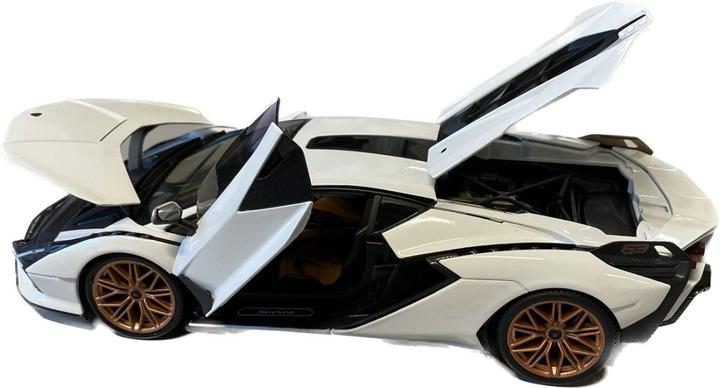 Image du produit Bburago Lamborghini Sian FKP 37 1/18 blanc/noir