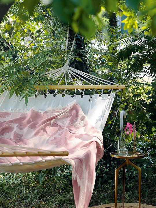 Produktbild Biederlack Plaid "Blossom" (130 x 180 cm)