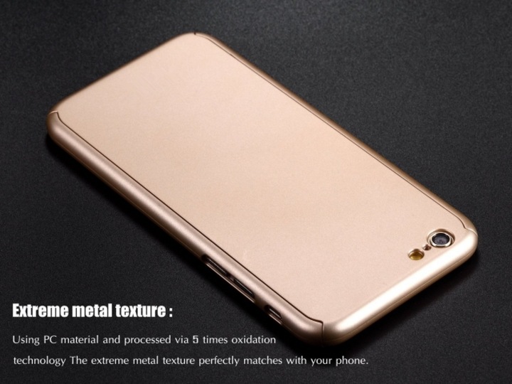 Immagine prodotto Floveme Custodia in vetro antiproiettile a 360 gradi per iPhone 6/6S, protezione a 360 gradi (1 Pezzo/i, Apple iPhone 6s)