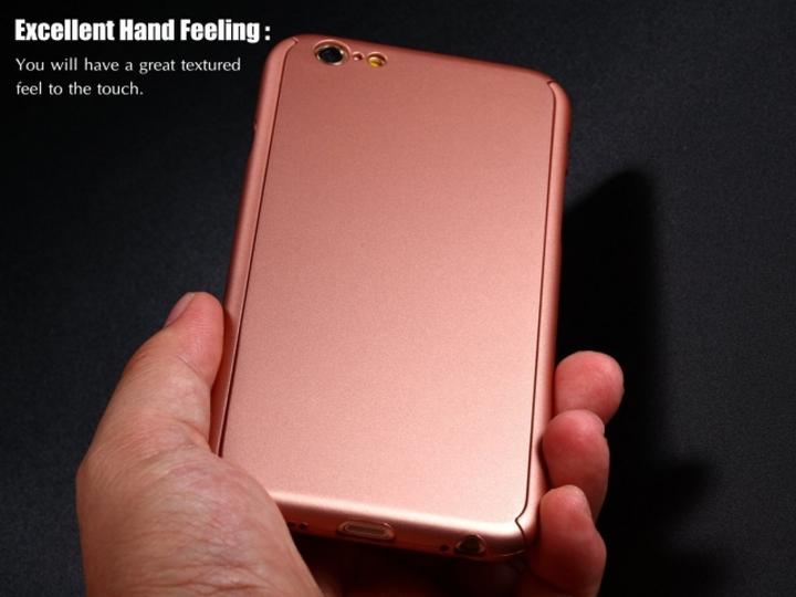 Produktbild Floveme 360 Grad Panzerglas Case iPhone 6/6S Rundumschutz (1 Stück, Apple iPhone 6s)