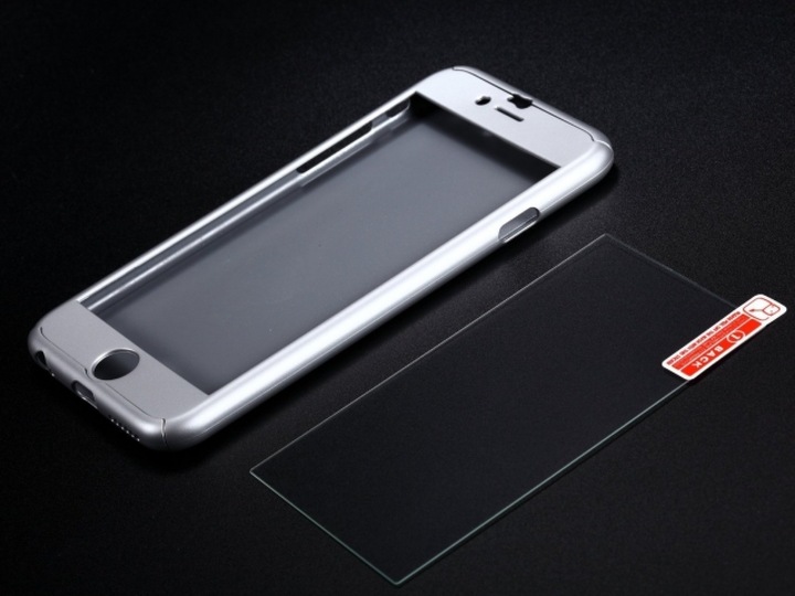 Actual product image Floveme 360 degree bulletproof glass case iPhone 6/6S all-round protection (1 Piece, Apple iPhone 6s)