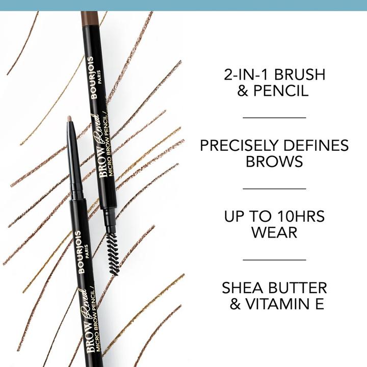 Produktbild Bourjois Brow Reveal Brow Pencil 0.35 g 002 Soft Brown - (002 Soft Brown)