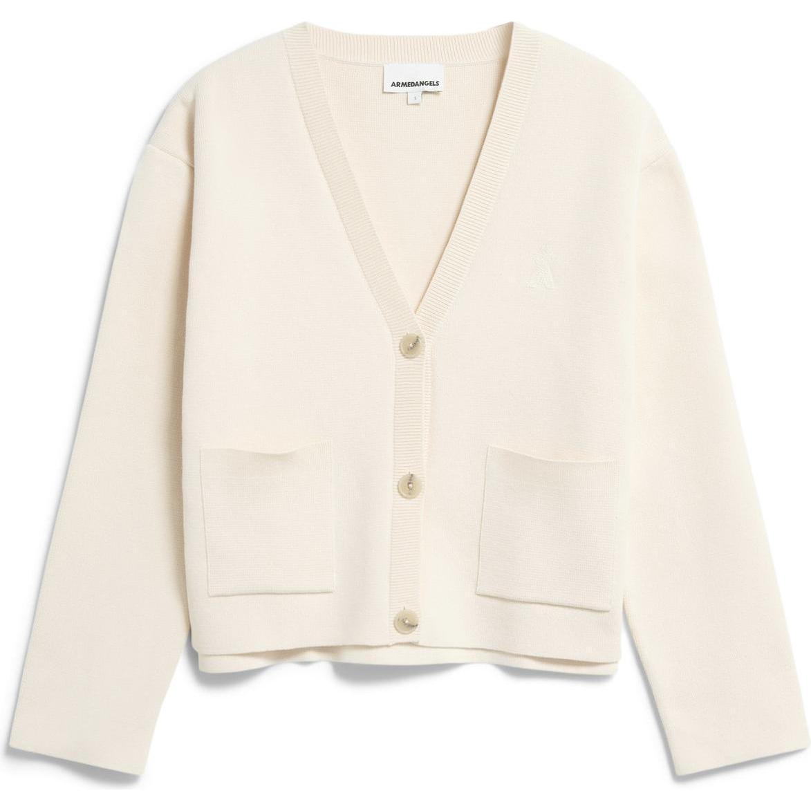 Armedangels, Damen, Pullover, strickjacke, damen armedanges fiona miano, Beige, (L)