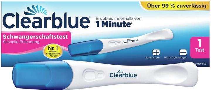 Actual product image Clearblue with discolouring tip (1 x)