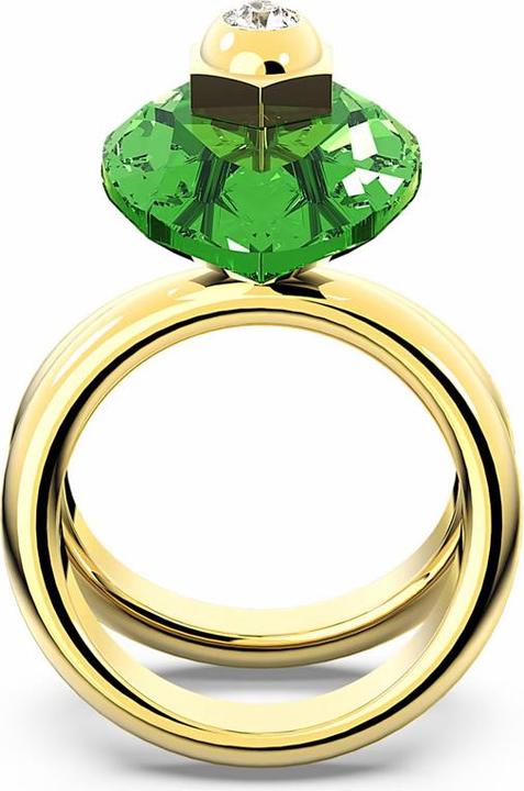 Image du produit Swarovski Numina Bague goutte d'eau vert or (60)