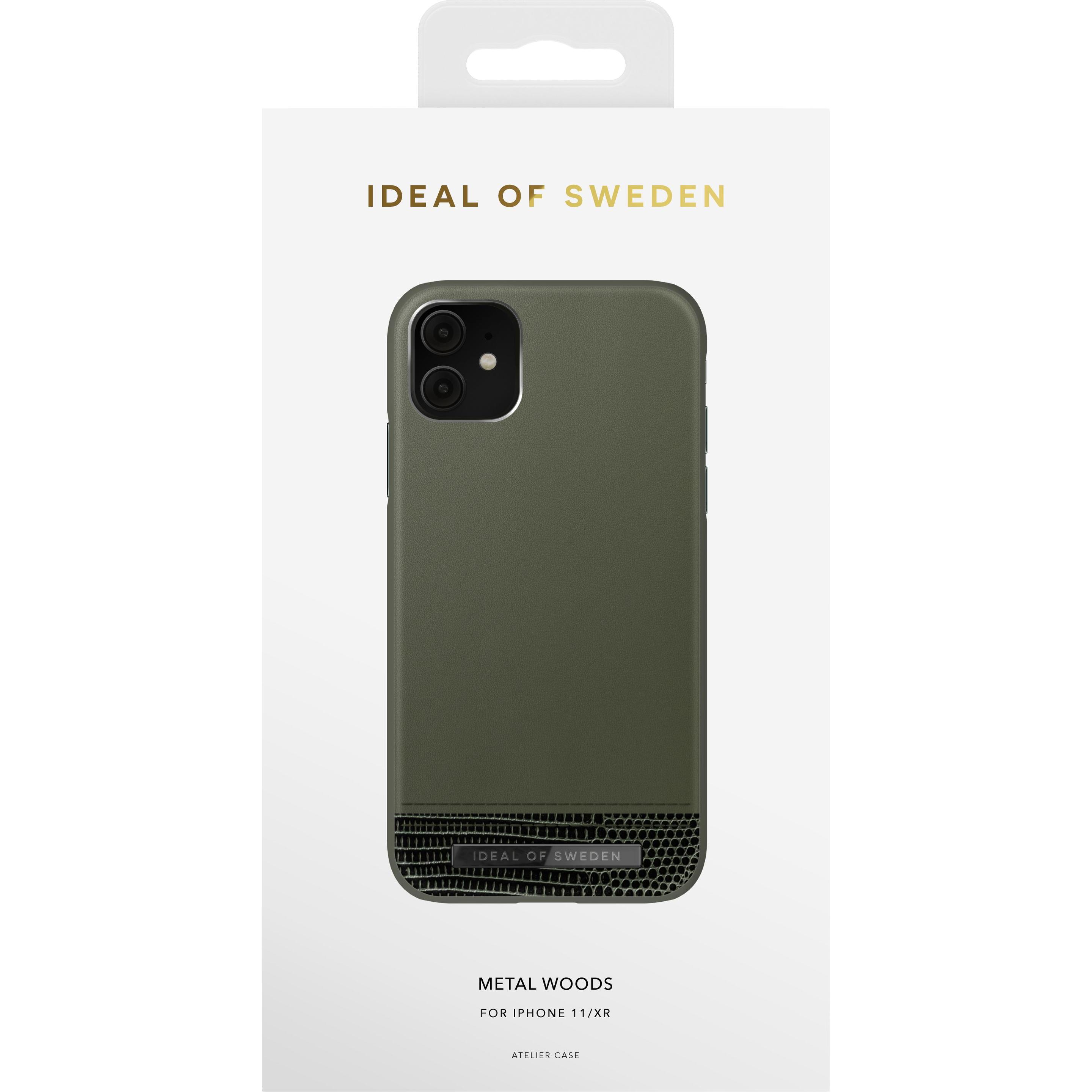 Thumbnail - iDeal Of Sweden Atelier Case (Apple iPhone XR, Apple iPhone 11), Smartphone Hülle, Schwarz, Grün