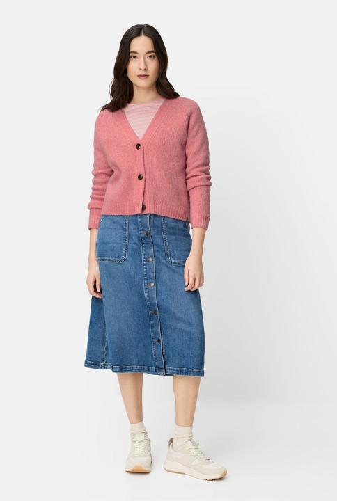 Produktbild Camel Active Strickjacke mit Raglanärmeln und Knopfverschluss (M)