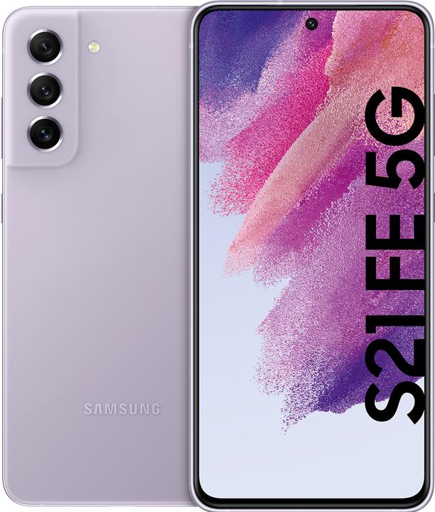 Produktbild Samsung Galaxy S21 FE 5G EU (128 GB, Lavender, 6.40", Dual SIM, 5G)