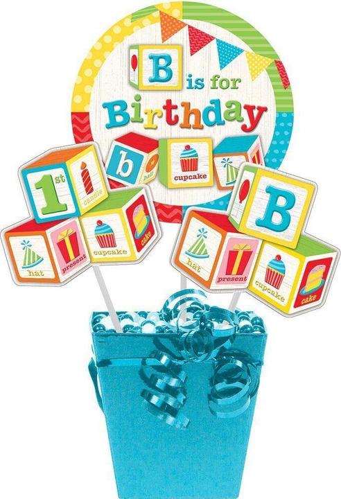 Actual product image Creative Party ABC Birthday Party Centrepiece
