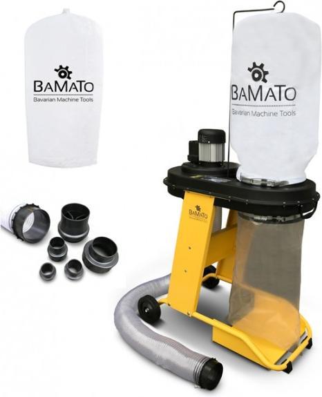 Markmüller BAMATO - Absauganlage AB-550 inkl. Adapter Set und 2. Filtersack (Extraction system)