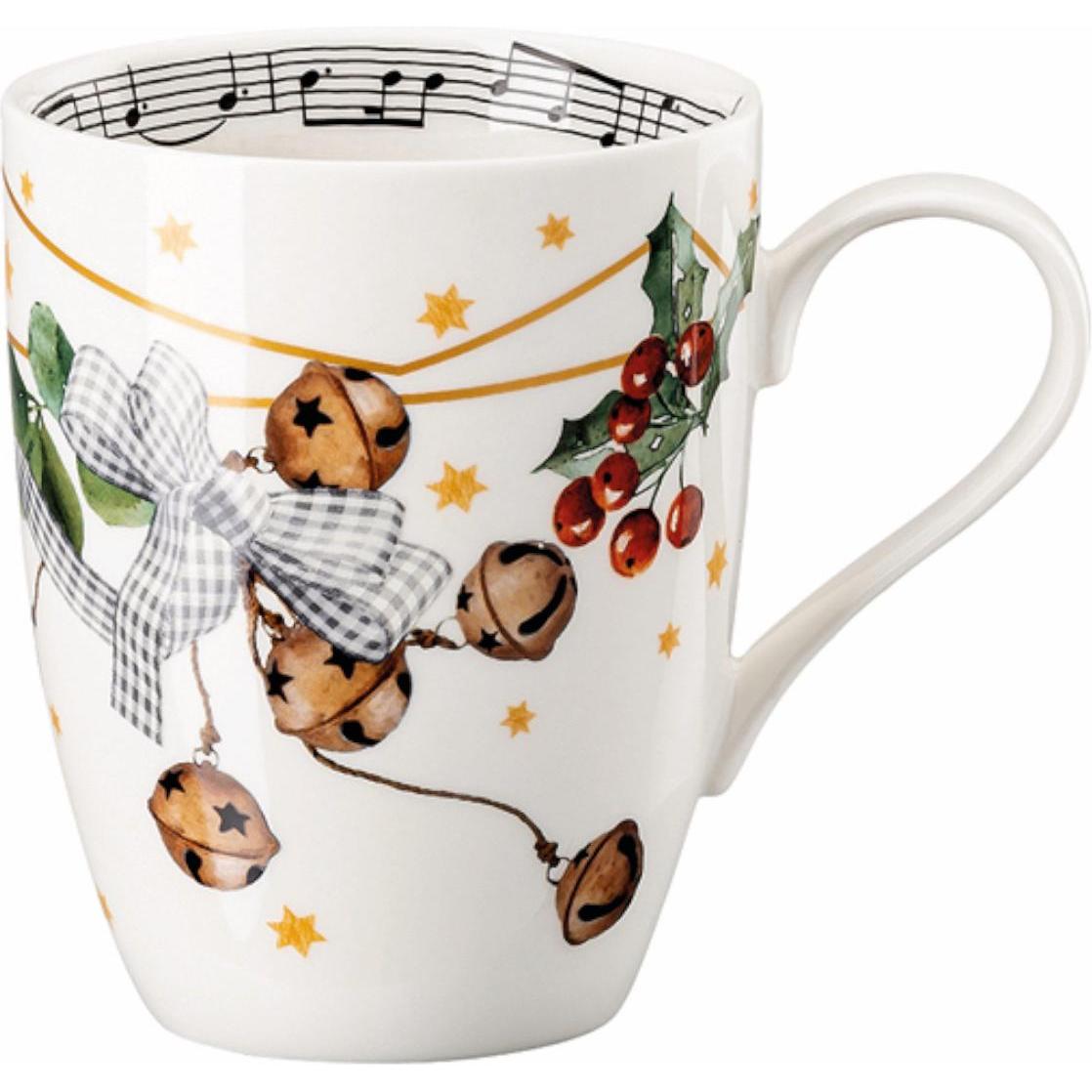 Hutschenreuther, Tasse, Becher m.Hkl.Süsser die Glocken (360 ml, 1 x)
