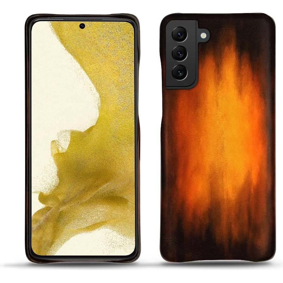 Noreve Lederschutzhülle (Samsung Galaxy S22), Smartphone Hülle, Violett