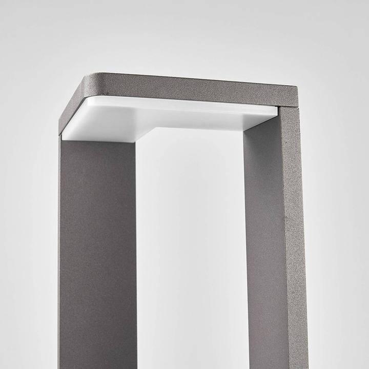 Actual product image Lucande Jeny outdoor garden light Graphite/White (650 lm, IP54)