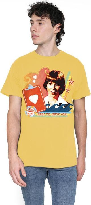 Actual product image The Love Boat Mens Here to Serve T-Shirt (3XL)