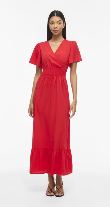 Image du produit Vila VIMATHILDE Kurzärmeliges Maxikleid (40)