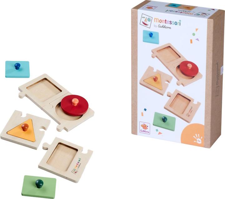 Actual product image Eichhorn EH Learning puzzle shapes