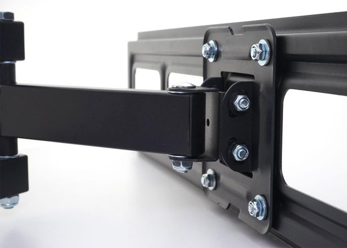 Image du produit Swisshandel24 Support TV mural, support pour moniteur, inclinable pivotant extensible 32-65 pouces (Mur, 45 kg, 32" - 65")