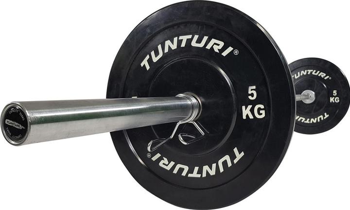 Immagine prodotto Tunturi Bumper Plate Hantelscheiben 50 mm 5 kg (1 x 5 kg)