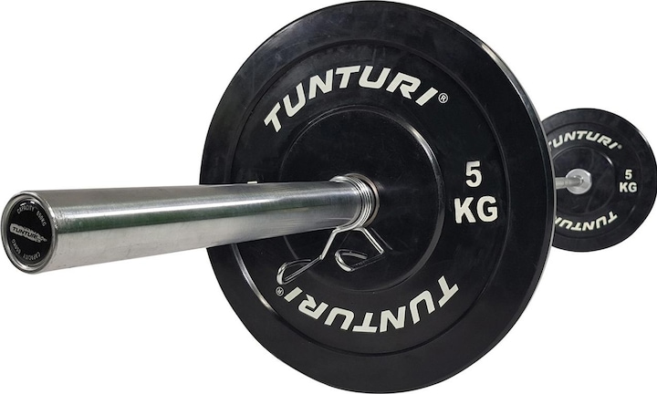 Actual product image Tunturi Bumper Plate Hantelscheiben 50 mm 5 kg (1 x 5 kg)