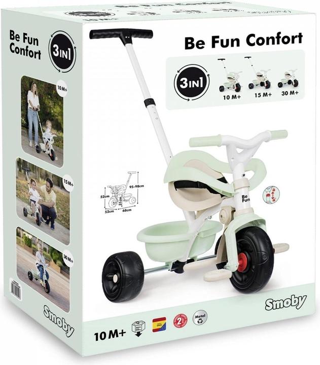 Image du produit Smoby Tricycle Be Fun Comfort