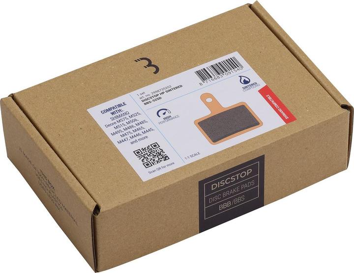 Produktbild BBB Discbelag Shimano Deore M5x/4x/3x (Shimano, Tektro, TRP, Sintermetall)