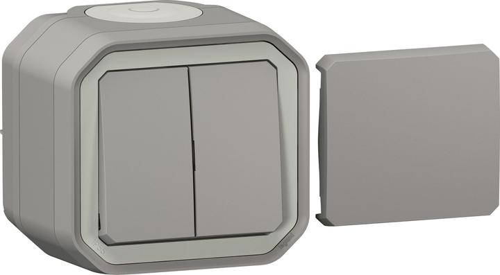 Productafbeelding Legrand PLEXO Nieuwe 5-in-1 vochtbestendige opbouw dubbele omschakelaar, dubbele omschakelaar, omschakelaar