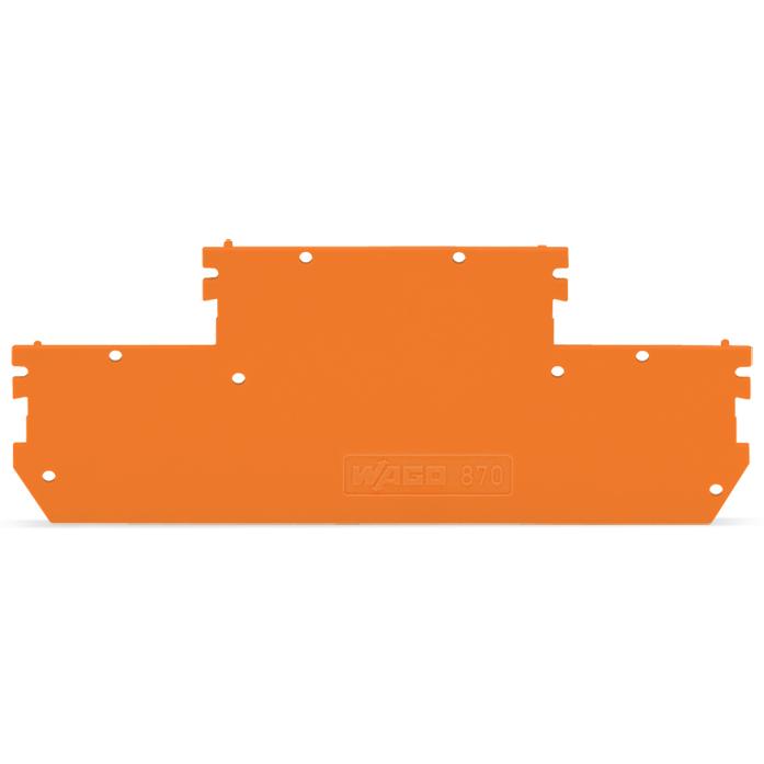 25x Wago Abschluss-u.Zwischenplatte, Elektronikzubehör + Gehäuse, Orange