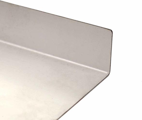 Produktbild Swisshandel24 Armlehnen-Ablage, Sofa-Butler Tablett, Edelstahl 25cm Länge - 11,5cm, 2 Stück