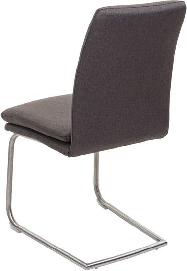 Image du produit Swisshandel24 6x chaise de salle à manger HWC-H70, chaise de cuisine à piétement luge chaise, tissu/textile inox