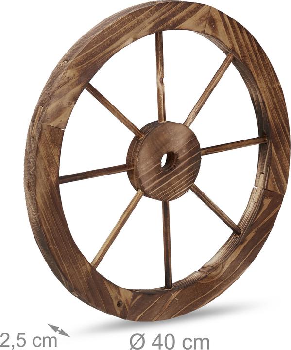 Actual product image Relaxdays Wagon wheel