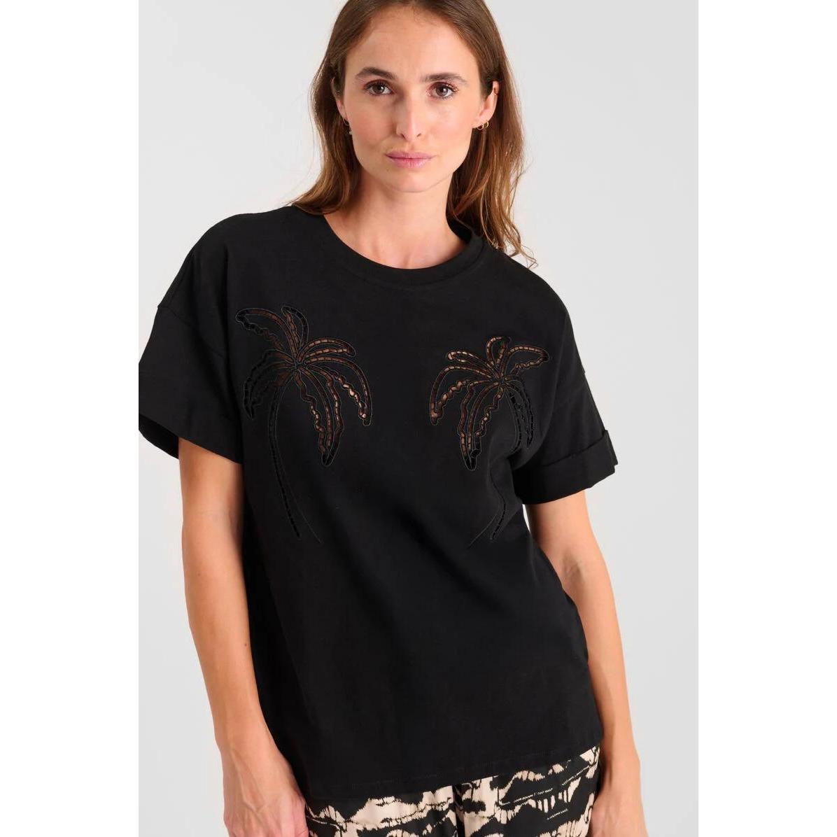 Le Temps Des Cerises, Damen, Shirt, Istan, Schwarz, (S)