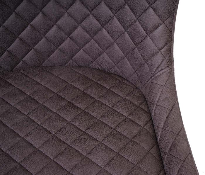 Produktbild Swisshandel24 Barhocker, Barstuhl Tresenhocker, Vintage Metall Fussablage Stoff/Textil dunkelgrau