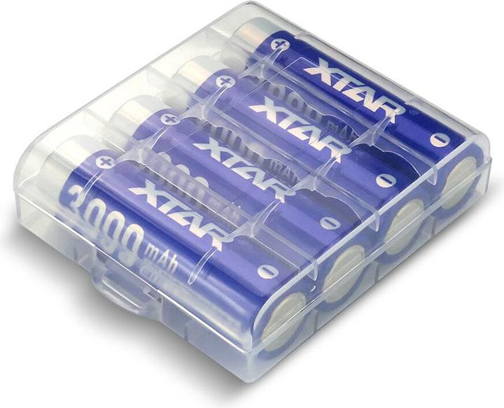 Image du produit Xtar 4x R6/AA 1,5V Li-ion 3000mAh USB-C BOX (4 pcs, AA, 3000 mAh)