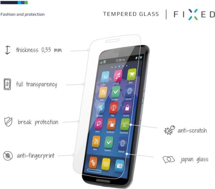 Image du produit Fixed Verre trempé 2,5D pour Apple iPhone 6/6S/7/8/SE (2020/2022) (1 pièce(s), Apple iPhone 6)