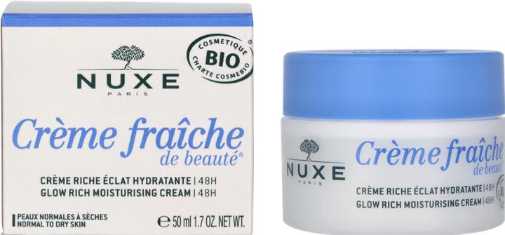 Produktbild Nuxe Creme Fraiche De Beauté Riche Hydratant BIO 50 ml (50 ml, Tagescreme)